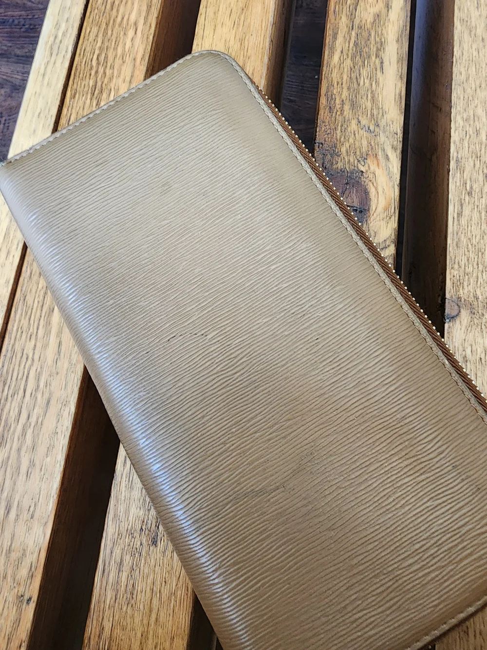 PRADA Saffiano Zip Wallet